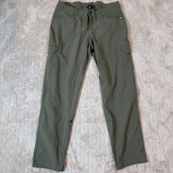 Kuhl Pants Womens size 14 Olive Green Convertible Hiking Outdoor gorpcore - Picture 1 of 8